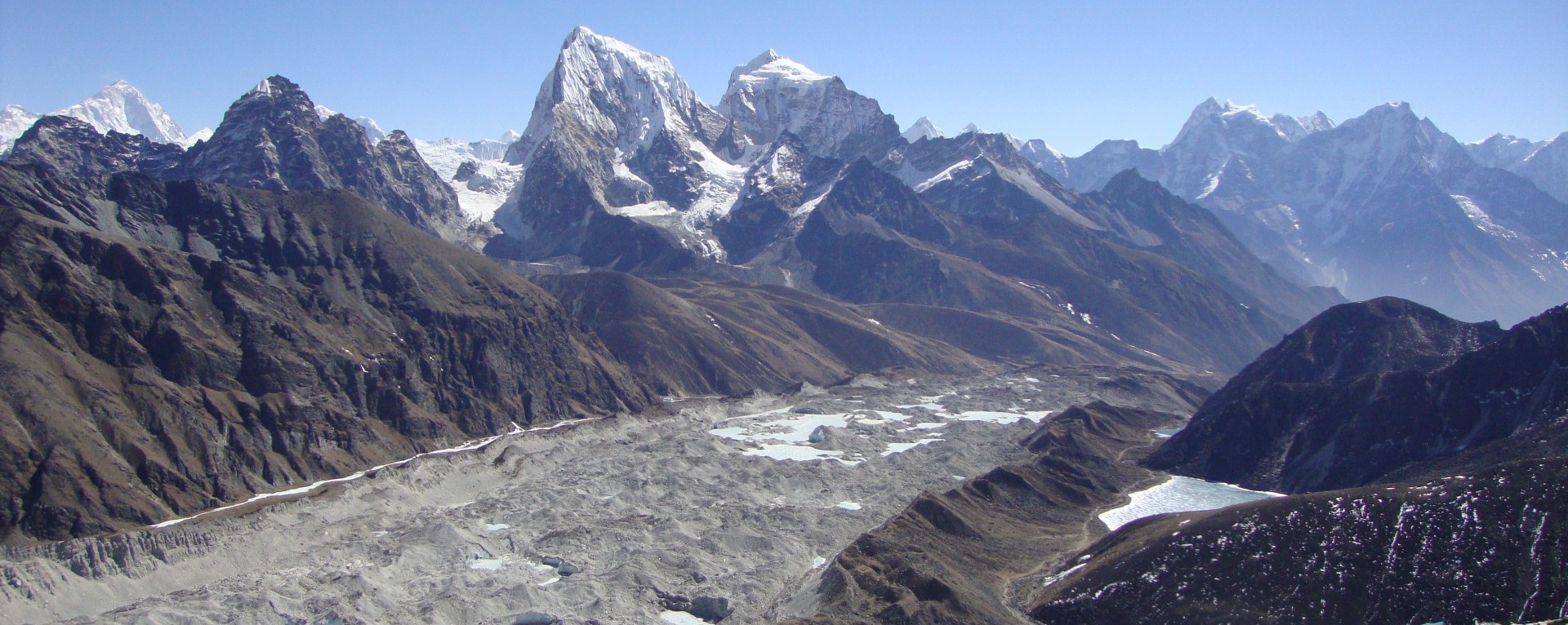 Everest Base camp at the altitude of 5364m.